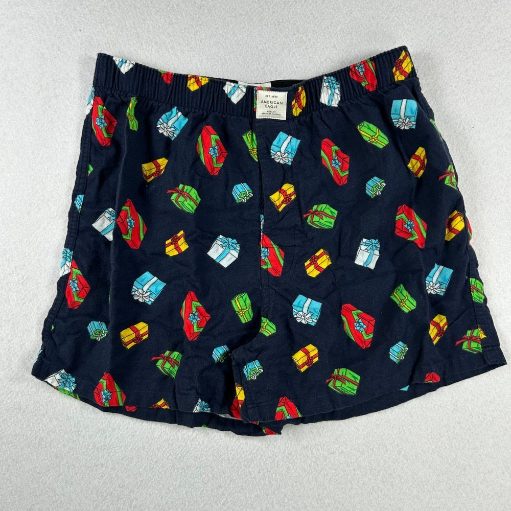 American Eagle‎ Heritage Flannel Boxers Mens Medium Christmas Presents NWOT